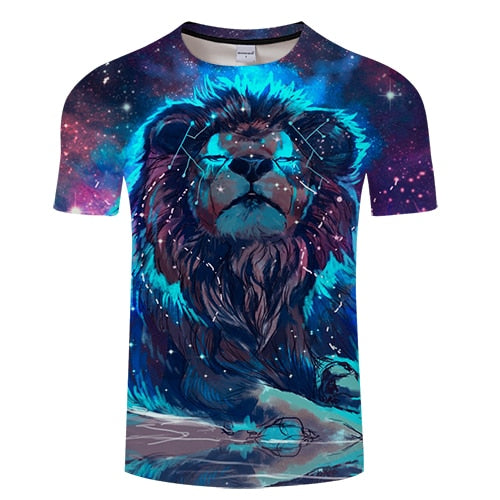 Galaxy  & lion 3D - singaporepromotion