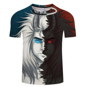 Fire Lion 3D tshirt - singaporepromotion