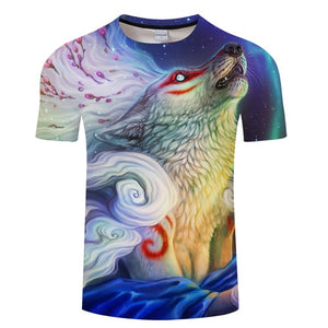 Fire Lion 3D tshirt - singaporepromotion