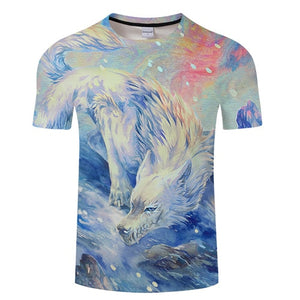 Fire Lion 3D tshirt - singaporepromotion