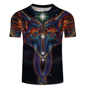 Fire Lion 3D tshirt - singaporepromotion