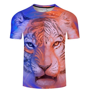 Fire Lion 3D tshirt - singaporepromotion