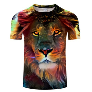 Fire Lion 3D tshirt - singaporepromotion