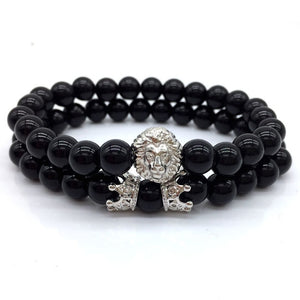 Lion Head & Crown Bracelet - singaporepromotion